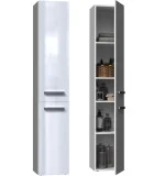 Bathroom cabinet NEL II, white glossy order